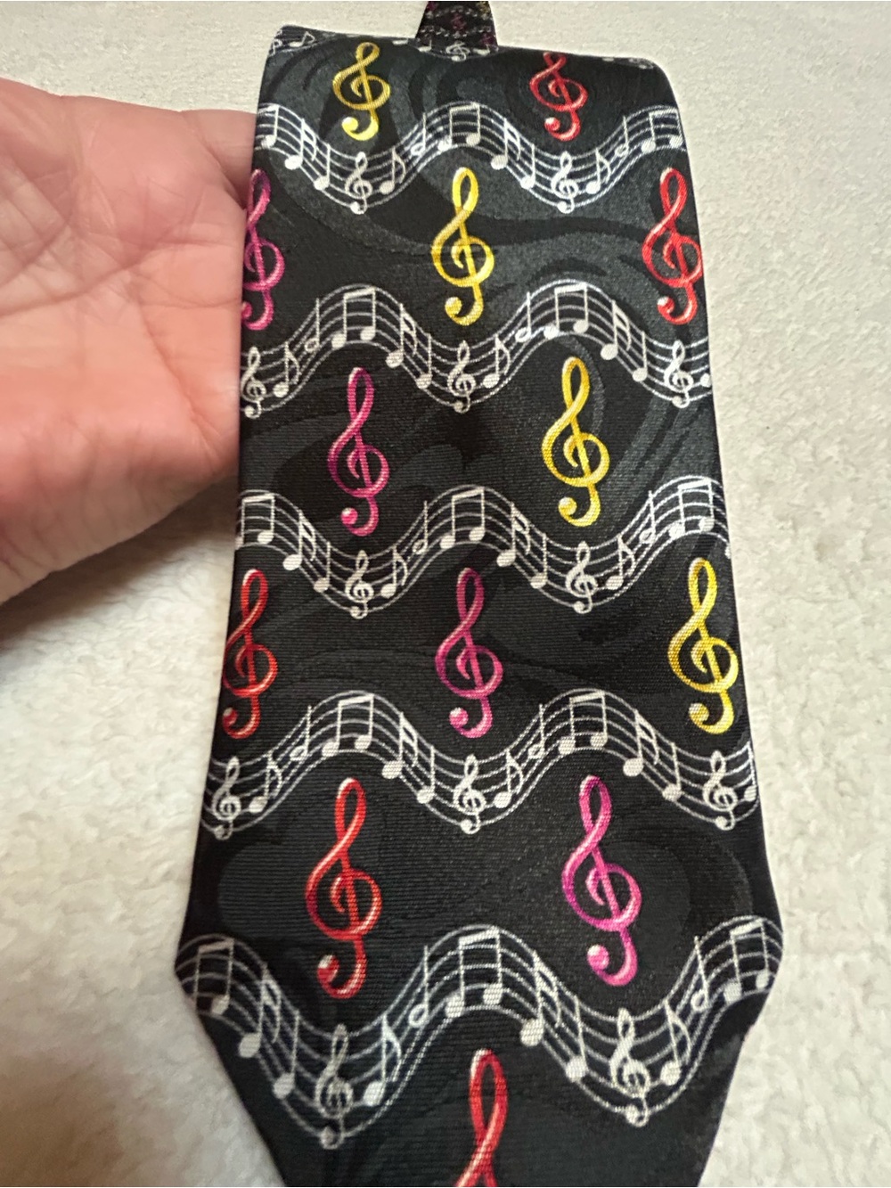 🎁3 for $30 - Colourful Music Note Tie
